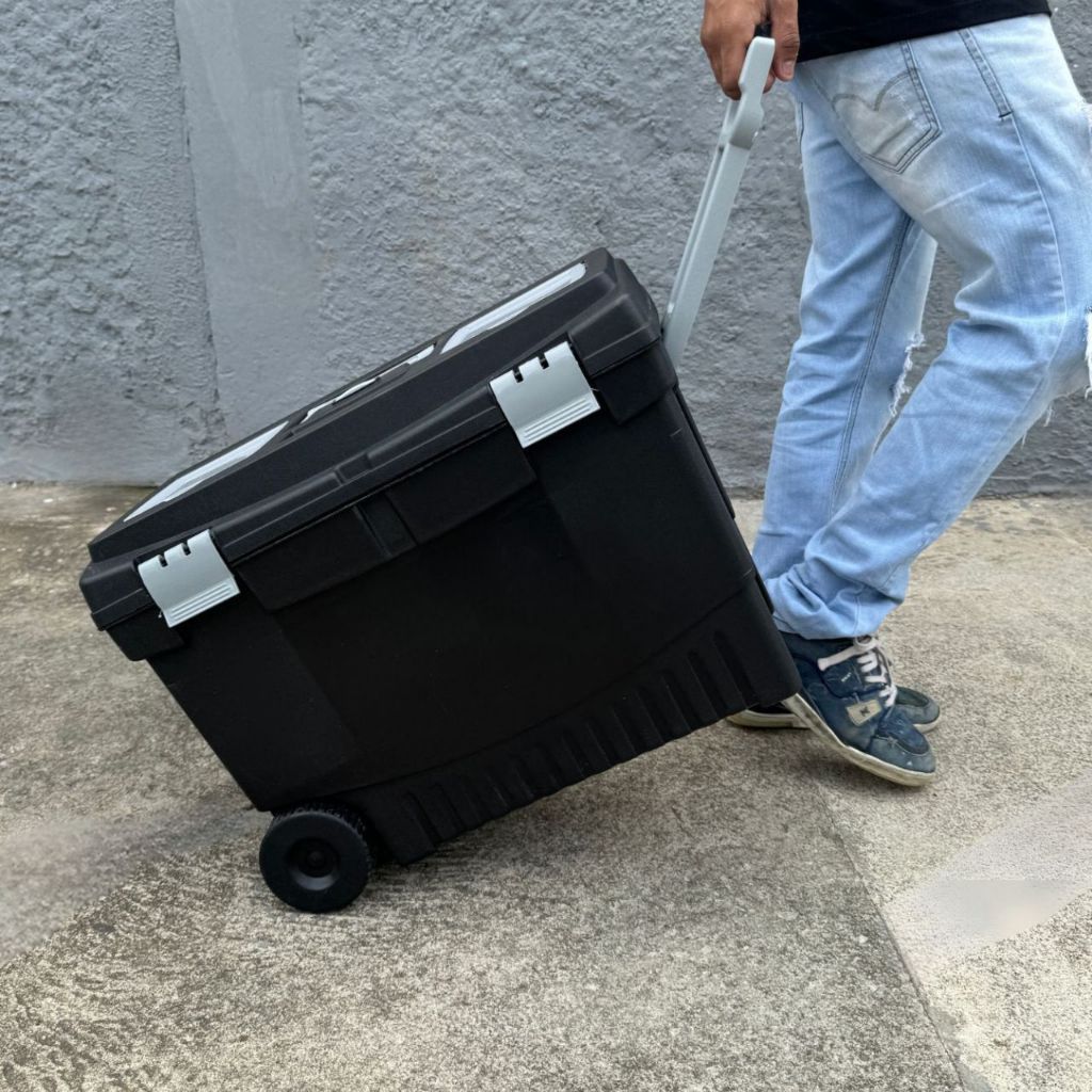 Maleta de Ferramentas com Rodinhas-Organização e  Eficiente para Suas Ferramentas em Oferta na Shopee