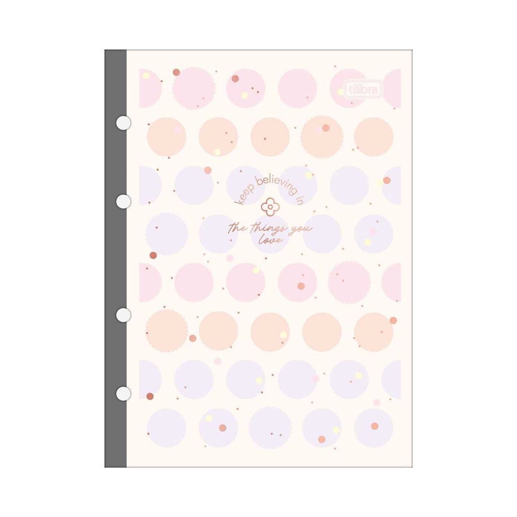 Refil Fichário Tamanho Colegial Soho 80 Folhas - Tilibra | Capricho Happy Magic Caderno Argolado