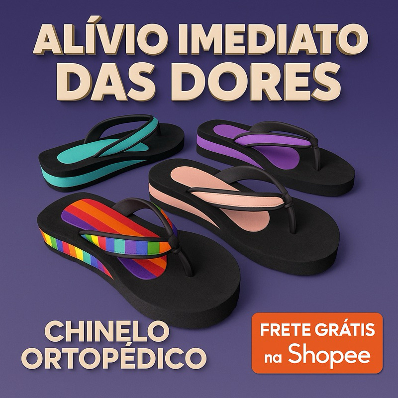 Chinelo feminino ortopédico confortável antiderrapante para esporão em Oferta na Shopee