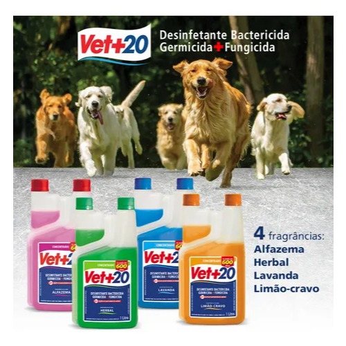 Desinfetante Bactericida Concentrado Vet 20 Lavanda: Onde Comprar | BuscaProdutos