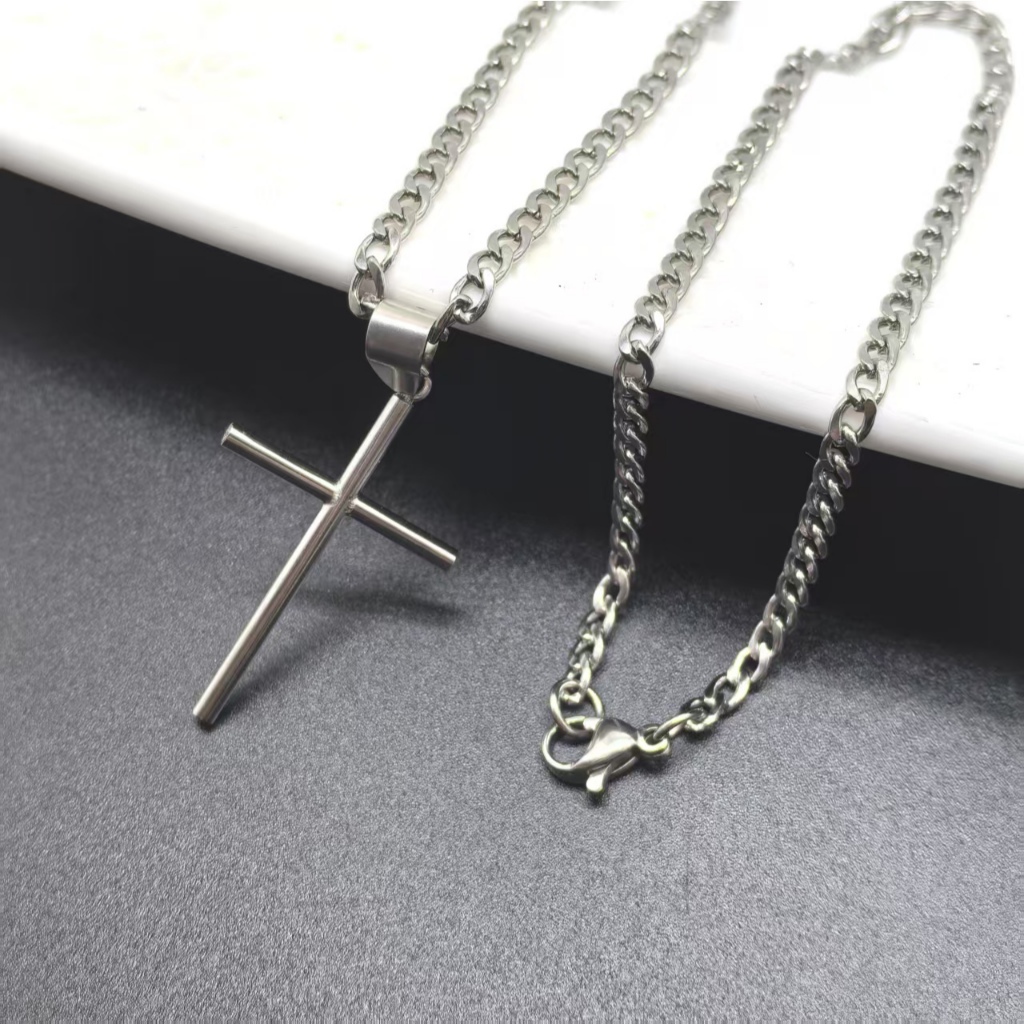 Kit Corrente de Prata com Pingente de Cruz Ouro – Colar e Pulseira Masculino/Feminino em Oferta na Shopee