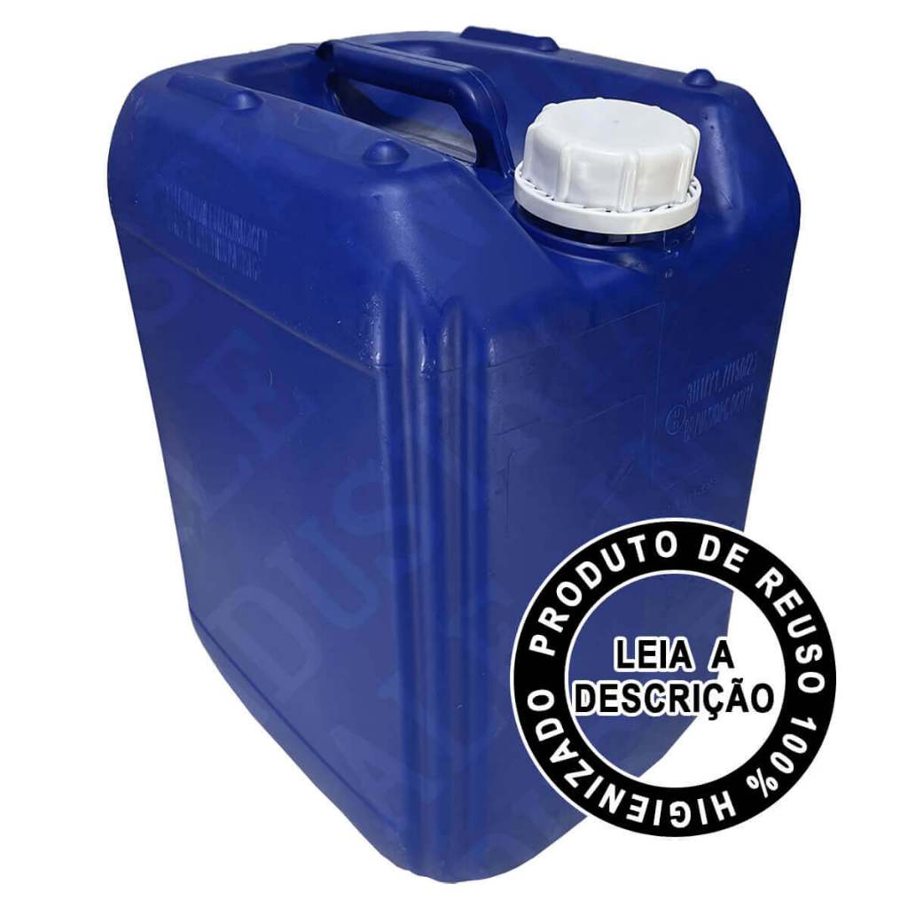 Galão Industrial 20 Litros Bombona Plástica Homologada Un