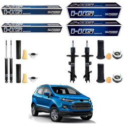 KIT 4 AMORTECEDOR ECOSPORT 4X2 2013 A 2020 NAKATA + KIT