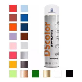 SPRAY MULTIUSO DS COLOR 400ML ALTA TEMPERATURA várias cores