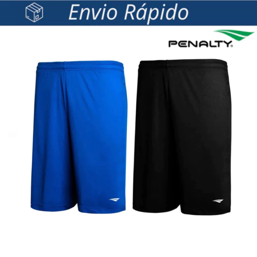 Calção De Futebol Penalty Infantil Juvenil Para Menino Calção Azul Preto Original