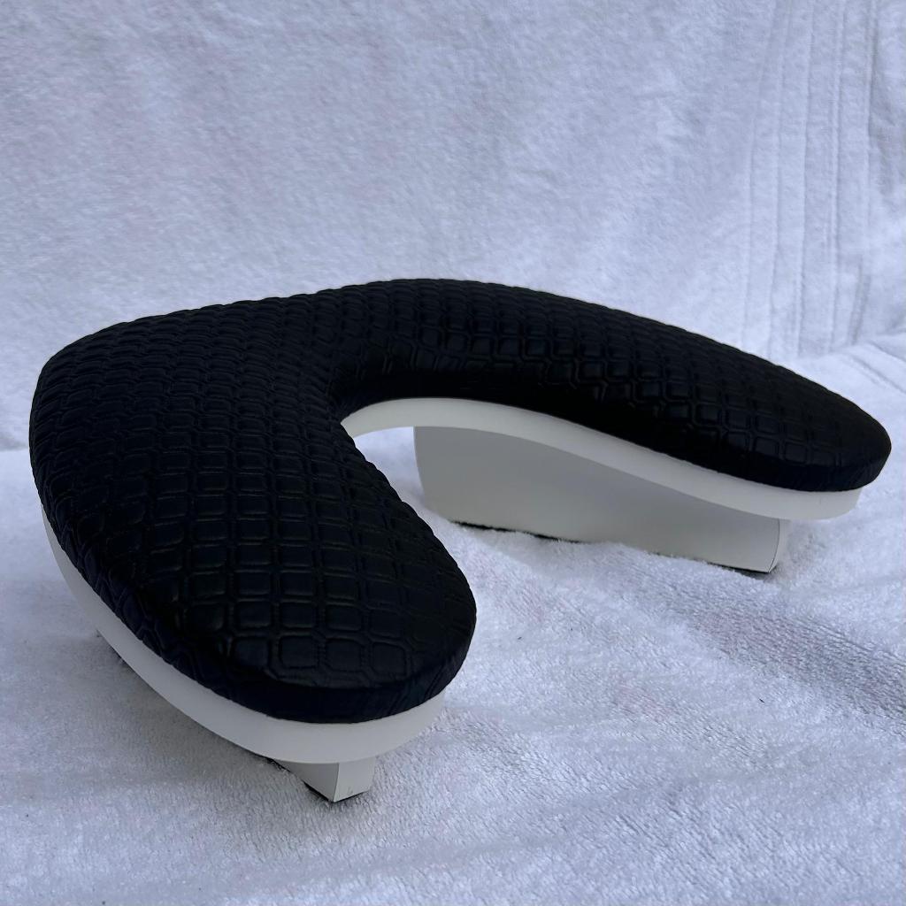 Apoio de Mão - Apoiador de Mão Comfort Preto C Branco - Nail designer Manicure -  Unha em Oferta na Shopee