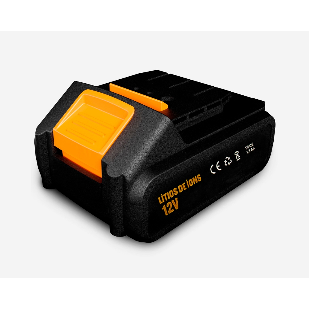 Bateria Bivolt 12v Lítio Para Furadeira Parafusadeira 1.3 Mh The Black Tools em Oferta na Shopee