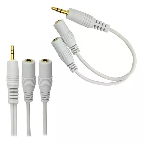Cabo Duplicador P2 Macho X2 P2 Fêmea Fone De Ouvido em Oferta na Shopee