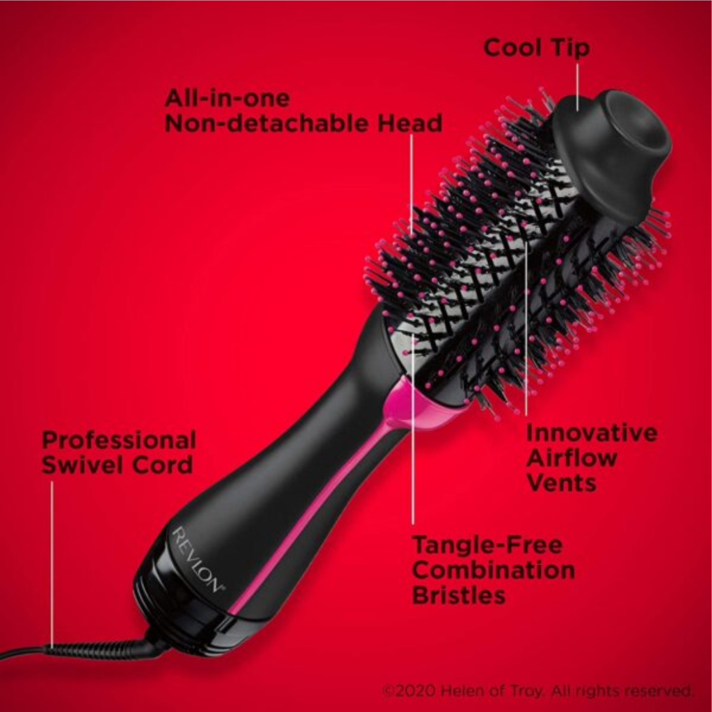 Escova Alisadora e Secadora Revlon - one step volumizer