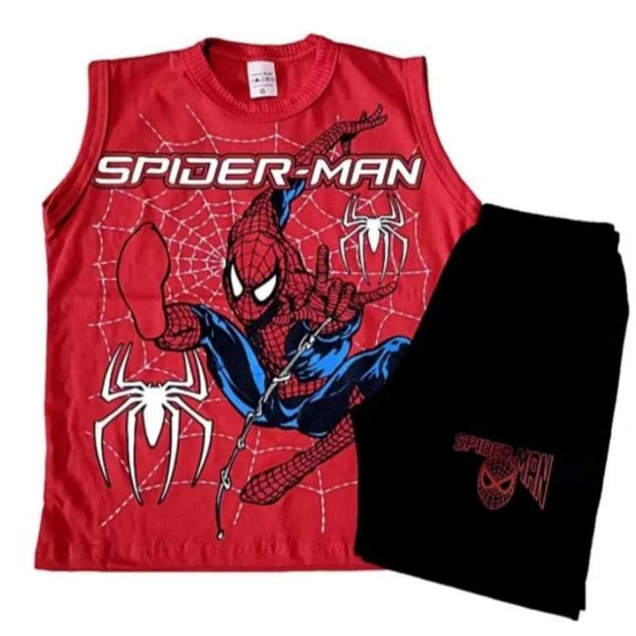 Roupa Do Homem Aranha Infantil Conjunto Menino em Oferta na Shopee