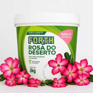 Adubo Fertilizante Mineral Forth Rosa Do Deserto 3kg/400g