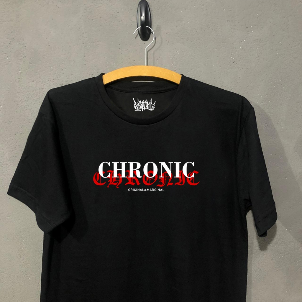 Camiseta Chronic algodão premium seu drop alta qualidade streetwear estampada Original e Marginal