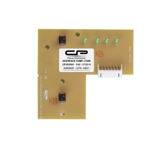 Placa Interface Compatível Lavadora Electrolux LTE09 (Bivolt)