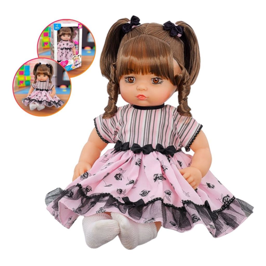 Boneca Anjos Baby C/ Sapatinho E Cheirinho