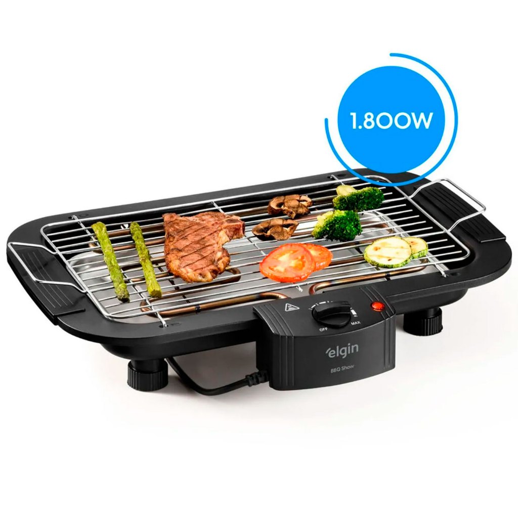 Churrasqueira Elétrica Bbq Show Elgin com controle de temperatura - Home & Living