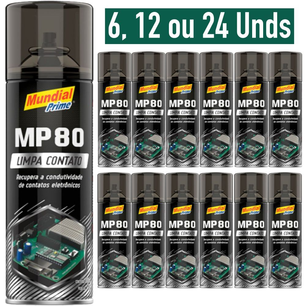 Kit Limpa Contato Elétrico em Spray c/ 300ml MUNDIAL PRIME