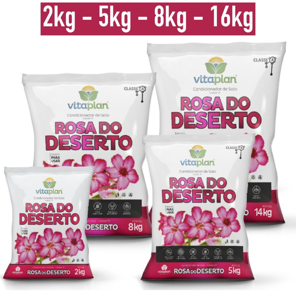 Substrato Terra Especial p/ Rosa do Deserto c/ 5kg VITAPLAN
