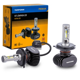 Kit Ultra Led Premium H1 H3 H7 H8 H11 H16 H27 HB3 HB4 8000 Lumes em Oferta na Shopee