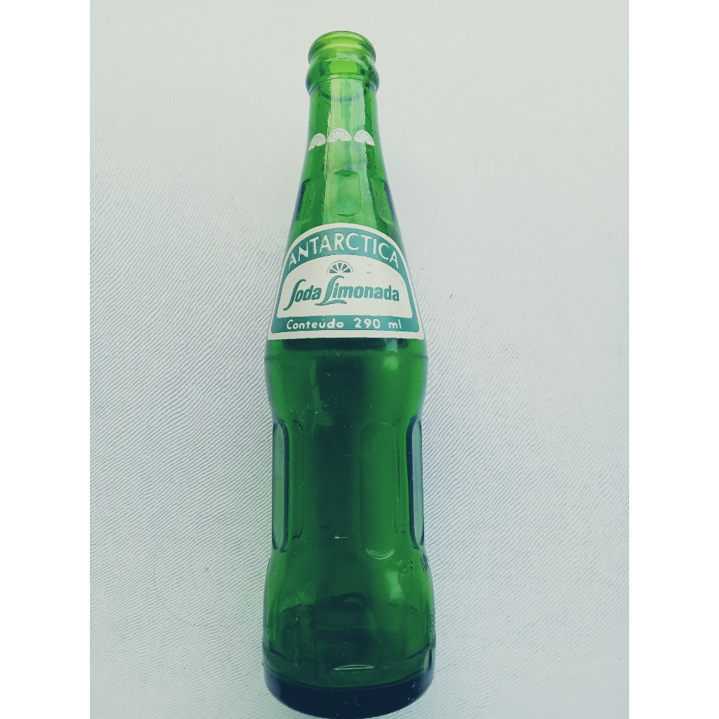 Garrafa antiga Soda Limonada Antarctica 300 ml 1993 - X12