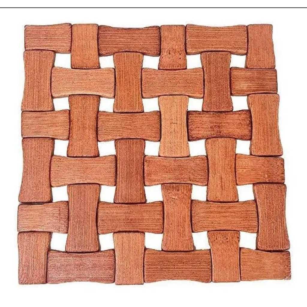 Descanso de Panela Bambu 16,5x16,5 Casita