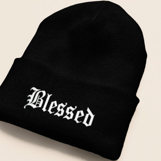 Touca Inverno Frio Gorro Unissex Blessed