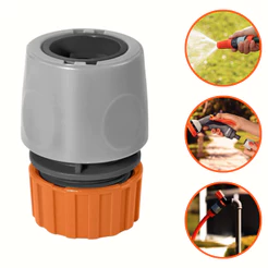 Engate Rápido Mangueira Conector De 1/2 Em Plástico Cor Cinza