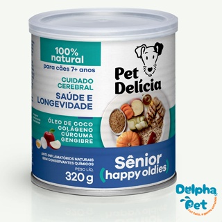 Ração Úmida Natural Para Cães Sênior Pet Delícia em Oferta na Shopee