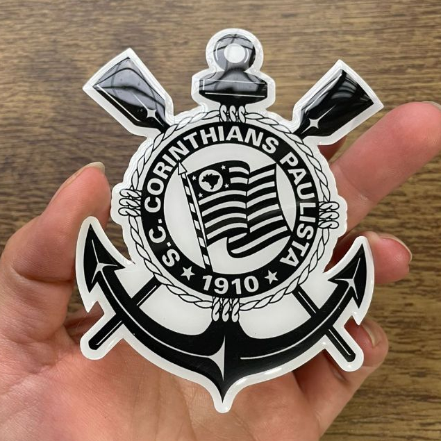 Adesivo Resinado Corinthians Timão para Carro/Moto em Oferta na Shopee