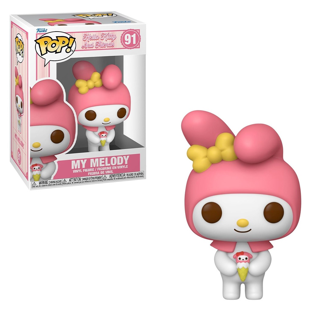 FUNKO POP HELLO KITTY AND FRIENDS MY MELODY 91 NOVO ORIGINAL em Oferta na Shopee