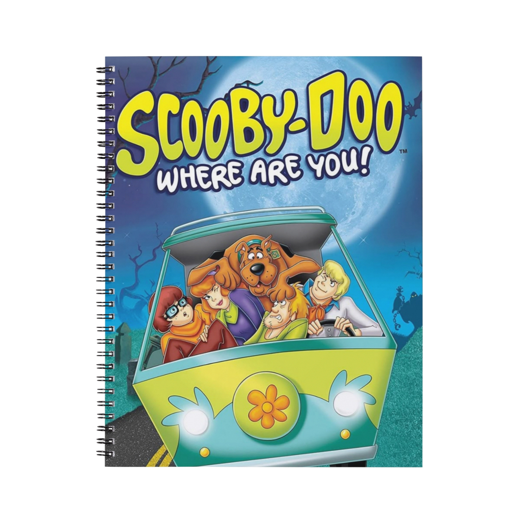 Caderno Escolar Capa Dura Scooby Doo 1/10/20 Matérias em Oferta na Shopee