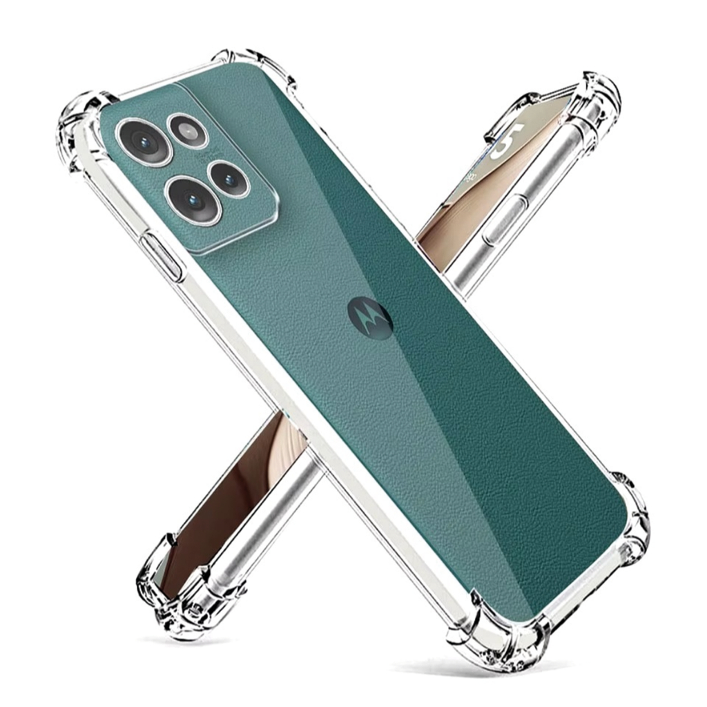 Capa para Motorola Moto Edge 50 5G Case Capinha de Celular Anti Impacto Transparente
