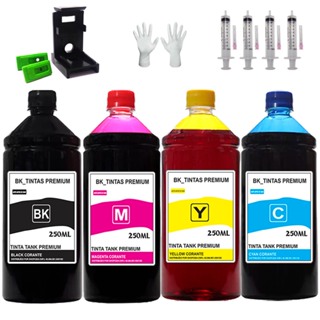 1l Tinta Recarga Cartucho Para Hp Impressora 2874 2774 2676 2376 664 667 667xl em Oferta na Shopee