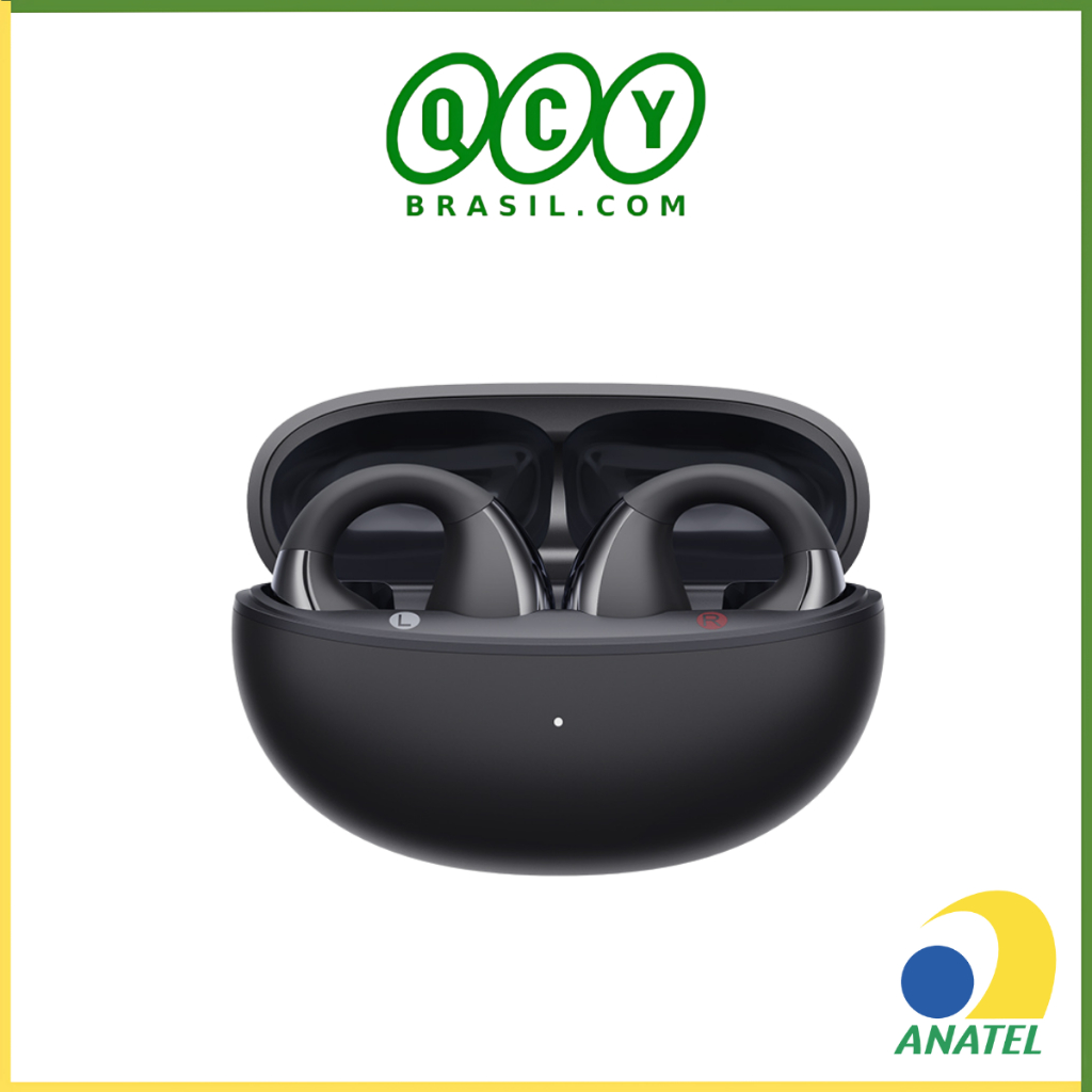 Fone de Ouvido QCY C30 Crossky Sem Fio Bluetooth 5.4, Ergonômico Para Esporte, Proteção IPX4, 35 Horas de Reprodução - Audio