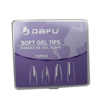 Soft gel tips com 4 Formatos 112 PÇS - Dafu em Oferta na Shopee