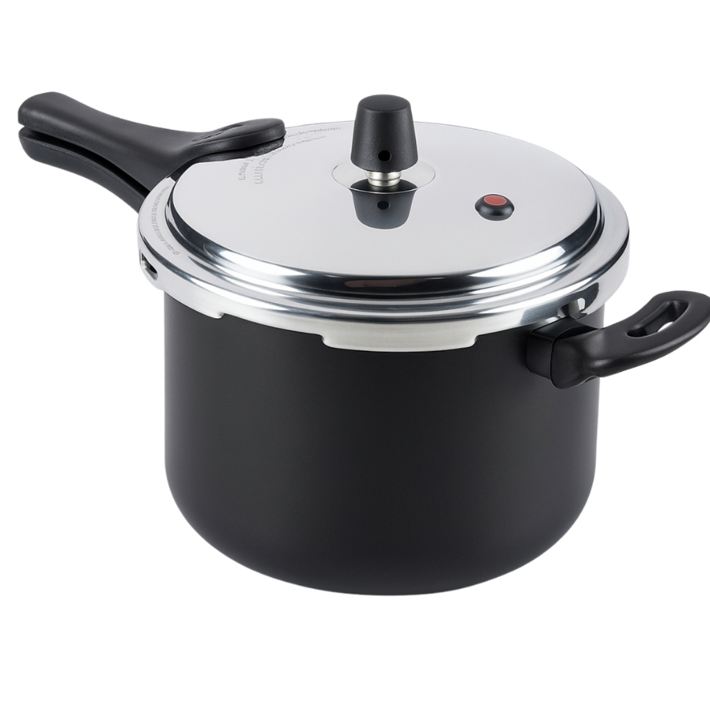 Panela De Pressão Fechamento Externo 4,5L Preto Nacional