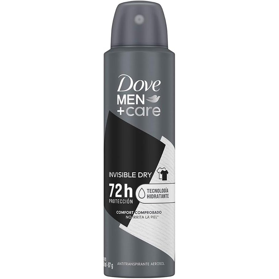 Desodorante Antitranspirante Dove Men+Care Aerossol Invisible Dry Com 150ml em Oferta na Shopee