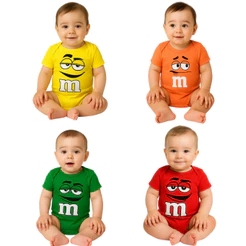 Body Bebe Chocolate MM Macacao Tematico Infantil Personagens Fantasia Mesversario Princesas bory