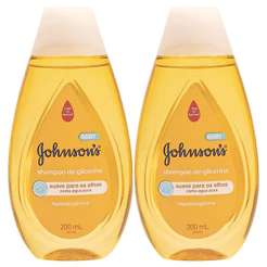KIT 2 Shampoo Johnsons Baby 200ML