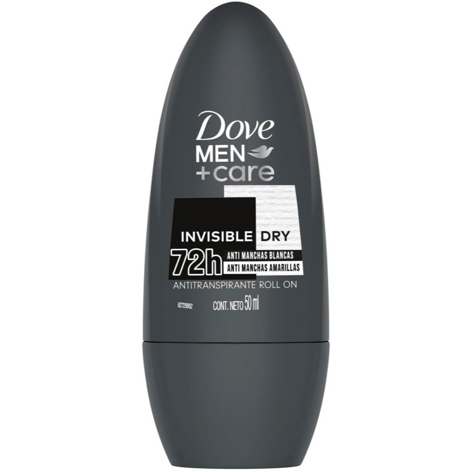 Antitranspirante Dove Men Care Invisible Dry Roll On 50ml em Oferta na Shopee