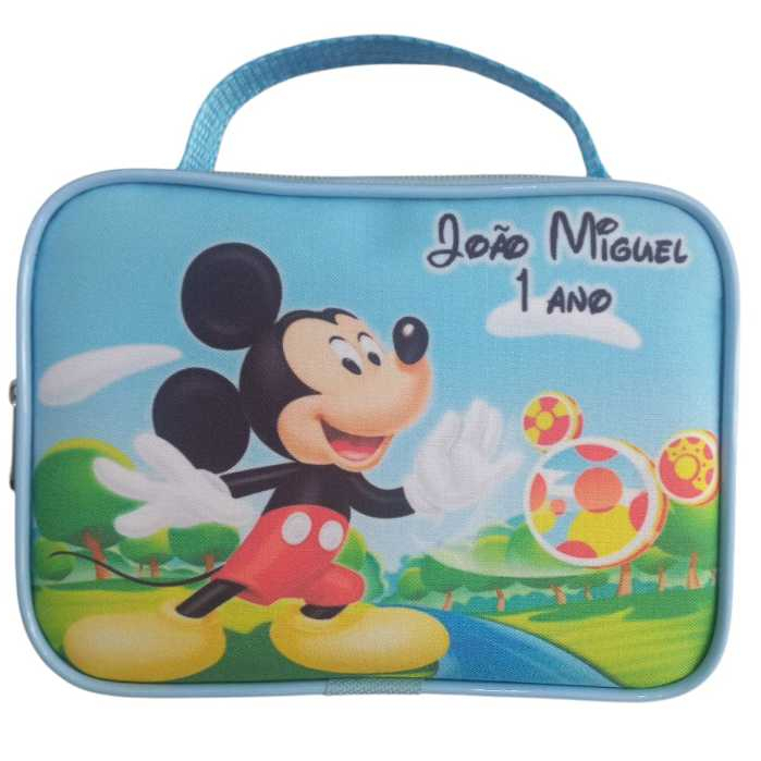 Bolsinha Estojo  lembrancinha maletinha personalizada para aniversário infantil