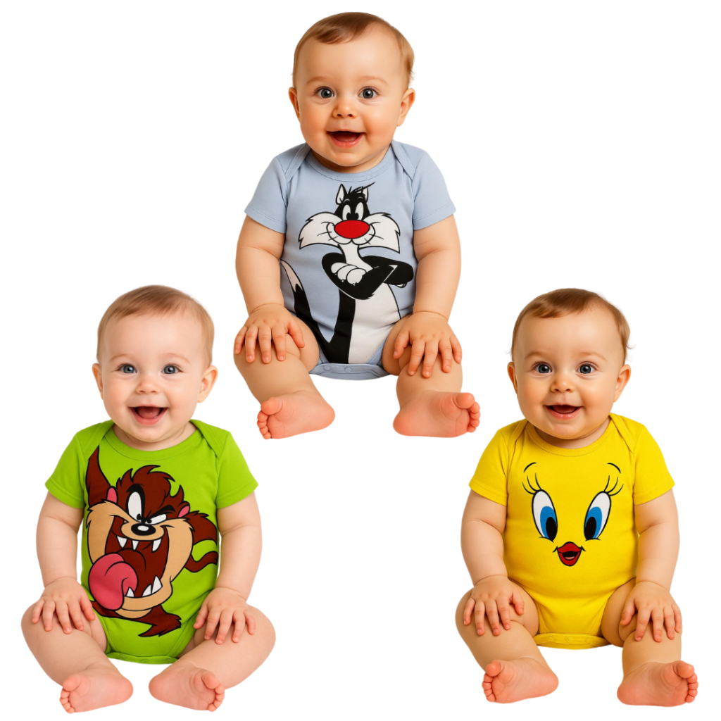 Body Bebe Piu Piu Frajola Taz Macacao Tematico Infantil Personagens Fantasia Mesversario Princesas Bori bory em Oferta na Shopee