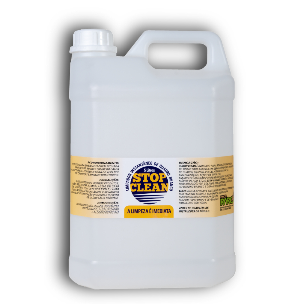 Limpador Para Quadro Branco Stop Clean 5L