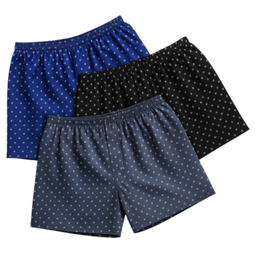 Kit 3 ou Kit 5 Cueca Samba Canção Masculino Confortável Fresquinho Não Aperta Short De Dormir Pijama Adulto