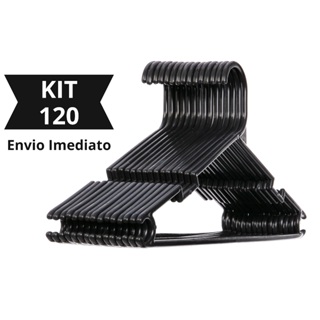 Cabide para roupas 120 Unidades Adulto ENVIO IMEDIATO em Oferta na Shopee