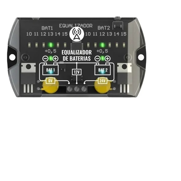 Equalizador Balanceador Para Banco De Baterias Jfa 12v/24v - Spare Parts and Accessories for Vehicles