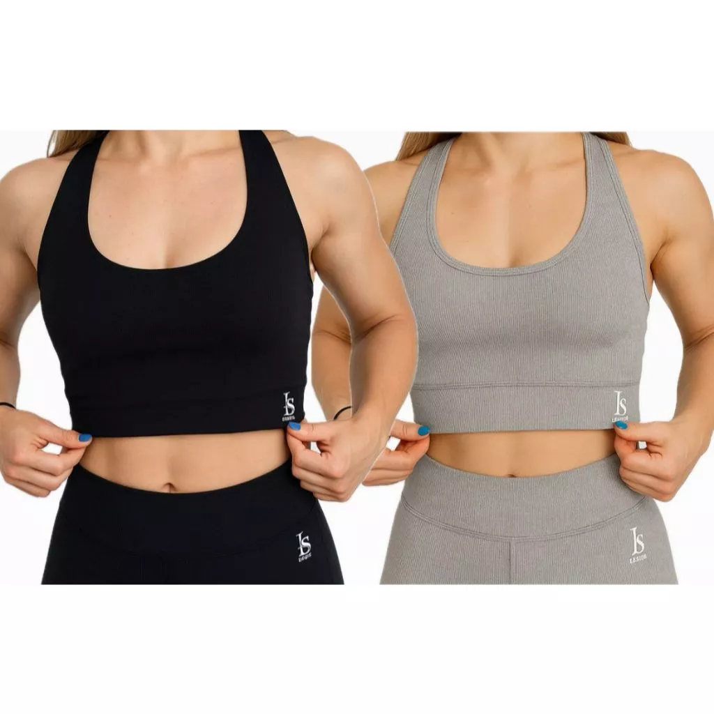 Kit 2 Top Suplex Nadador Feminino Para Academia Sem Bojo
