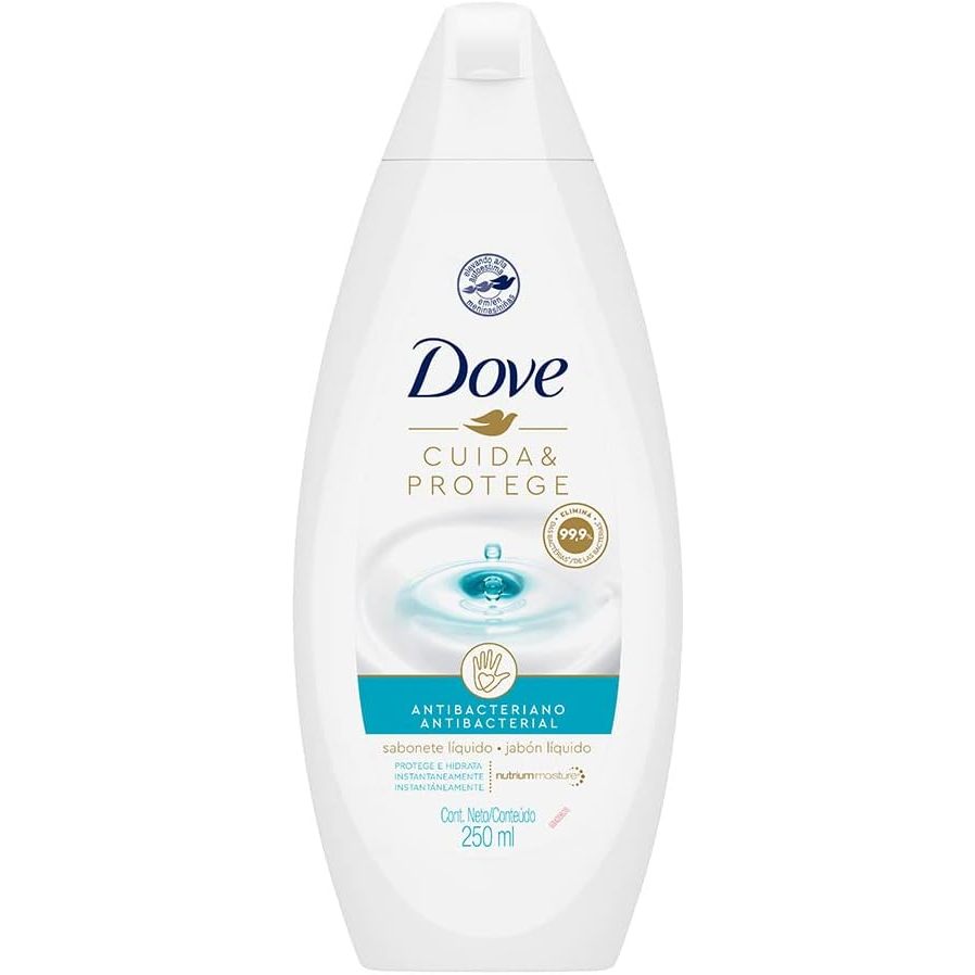 Sabonete Dove Liquido Protege Cuida 250ml em Oferta na Shopee