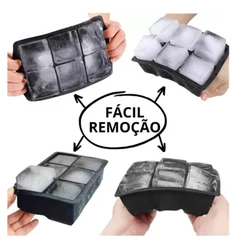 DAGUAN Forma De Gelo Silicone 5*5 Cubo Grande 4/6/8 Cubos Drink Whisky Top Flexível E Resistente