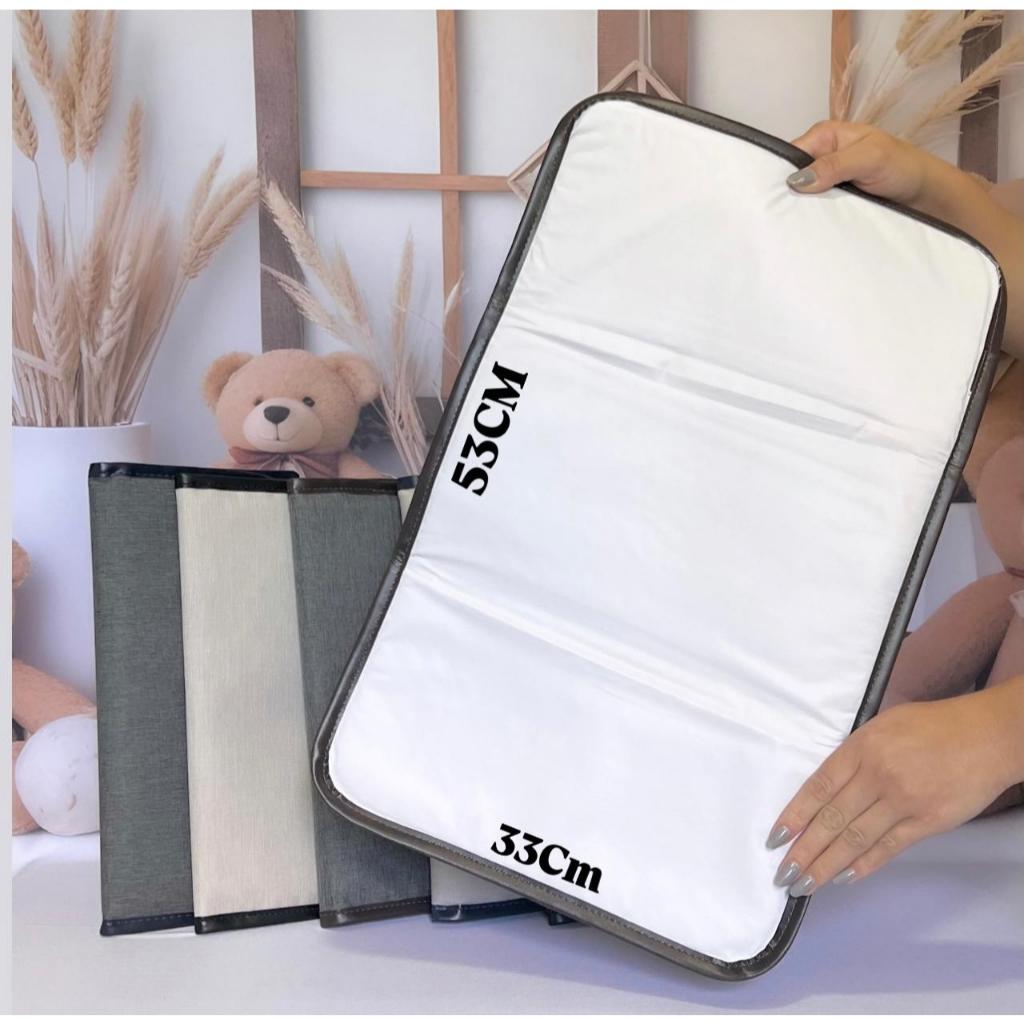 Trocador Portatil 53x33 Menino Menina - Impermeável Para Bolsas Maternidade