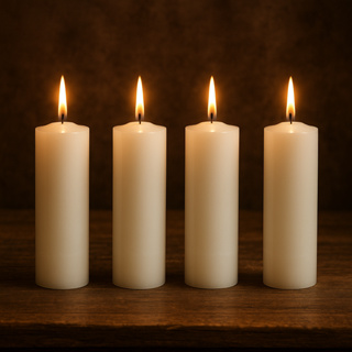 Kit 10 Velas Votiva 7 Dias Branca 260g Parafina Pura Kit Velas Sete Dias Católica em Oferta na Shopee